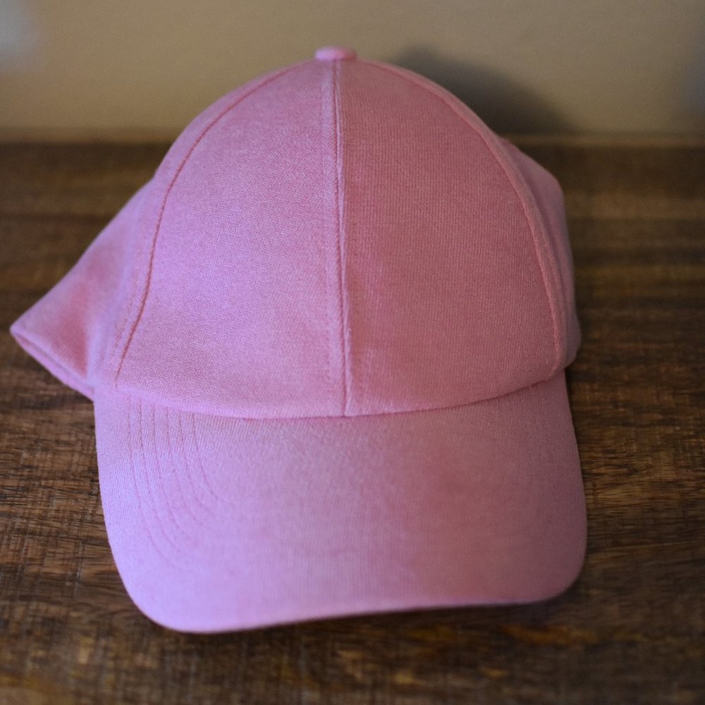 Pink baseball cap